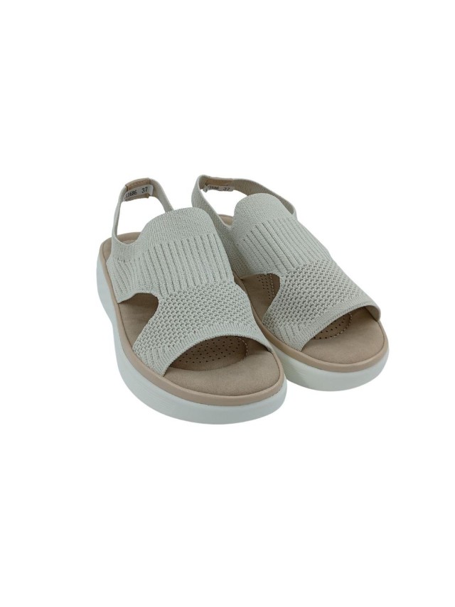 sandalias cuña lolofa gx1686 BEIGE
