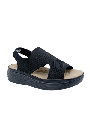 sandalias cuña lolofa gx1686 NEGRO