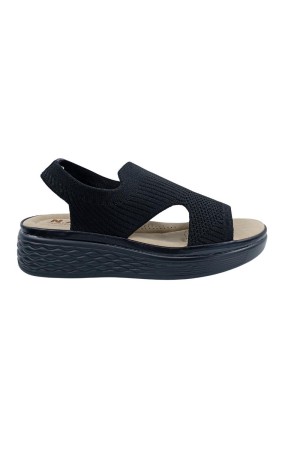 sandalias cuña lolofa gx1686 NEGRO