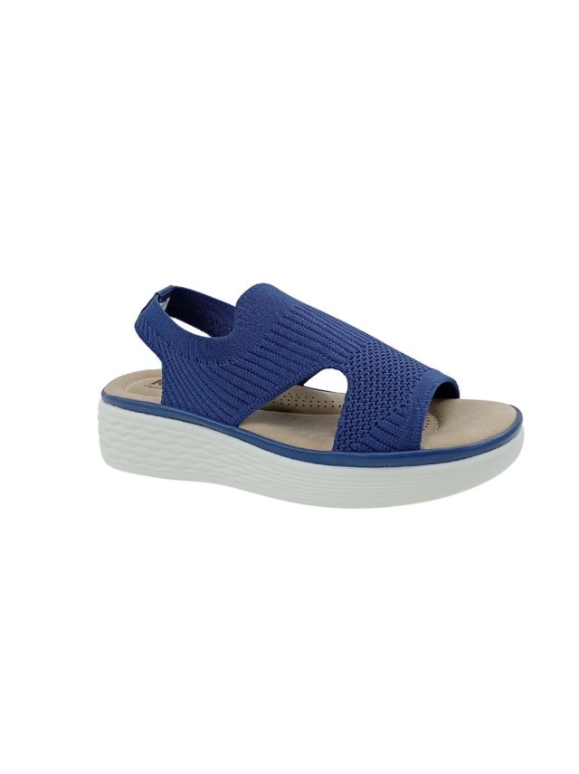 sandalias cuña lolofa gx1686 MARINO