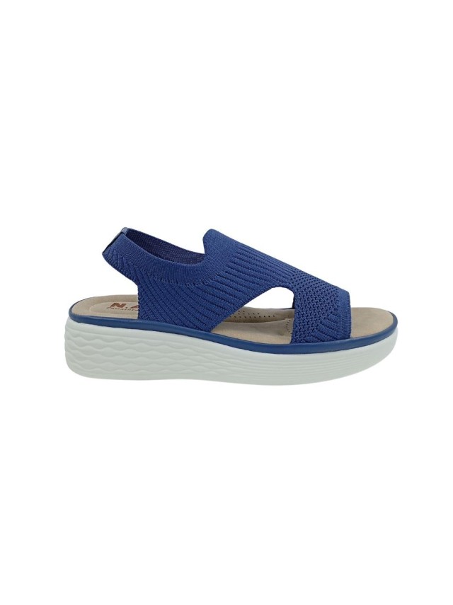 sandalias cuña lolofa gx1686 MARINO