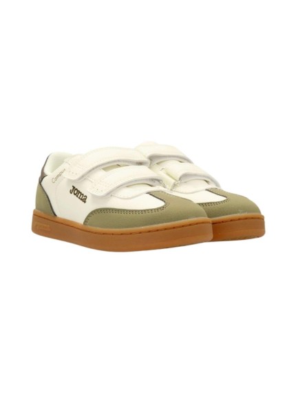 deportivos casual joma blanco-kaki campusjr2523v 2