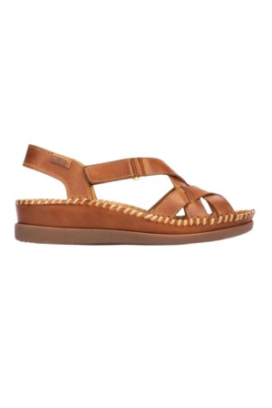 sandalias cuña pikolinos cadaques brandy w8k-0741c2