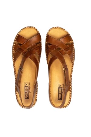 sandalias cuña pikolinos cadaques brandy w8k-0741c2