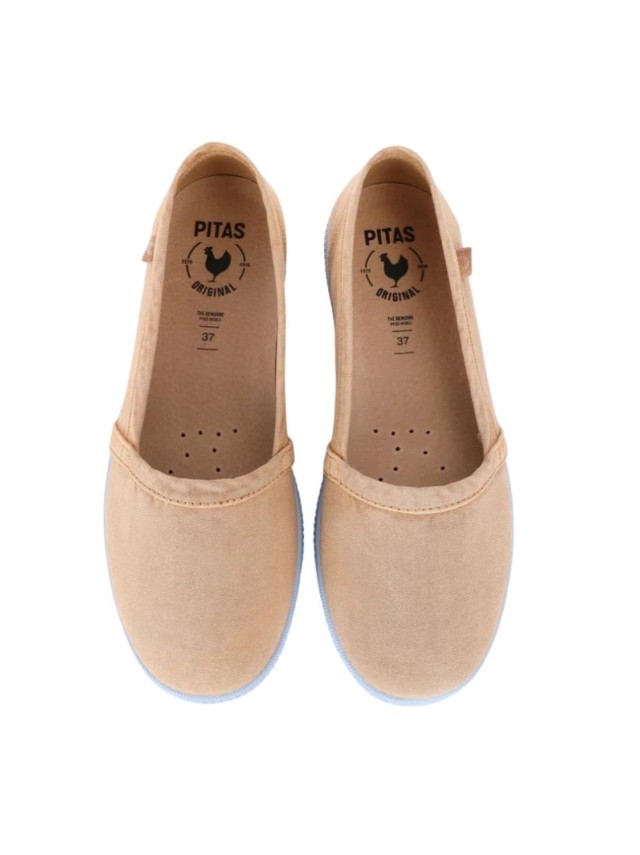 alpargatas lona pitas camping BEIGE