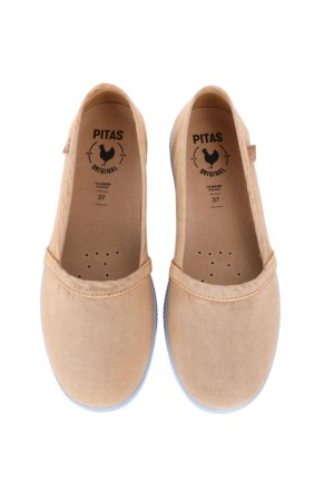 alpargatas lona pitas camping BEIGE