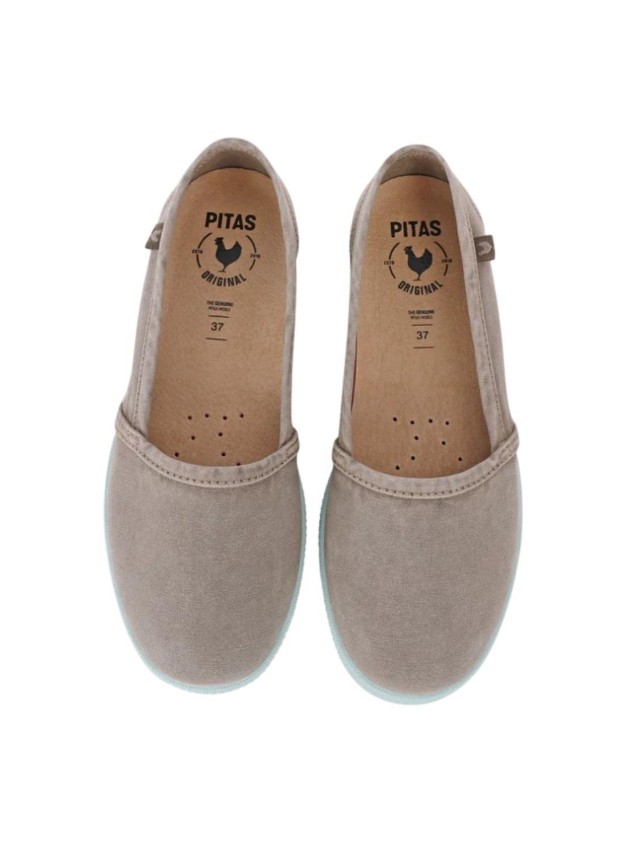 alpargatas lona pitas camping TAUPE