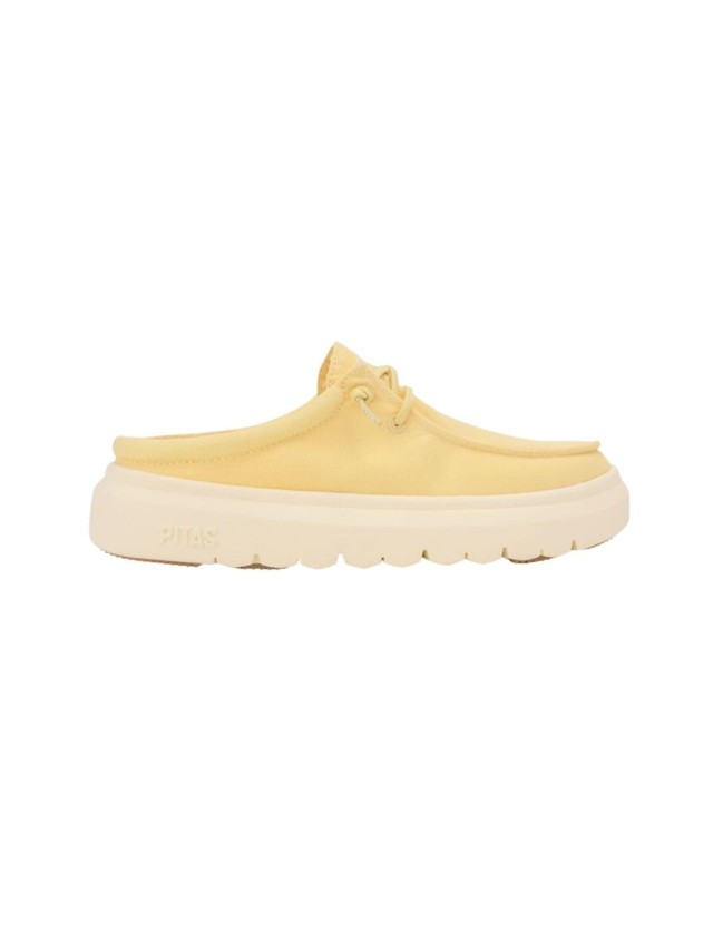 zuecos pitas monaco AMARILLO