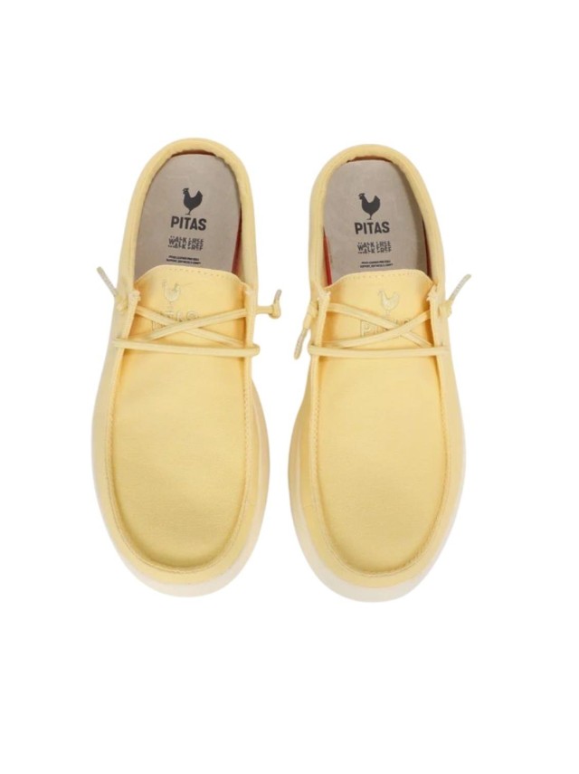 zuecos pitas monaco AMARILLO