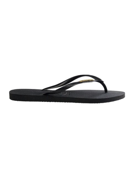 chanclas flop shoes slim logo negro-oro 4119875