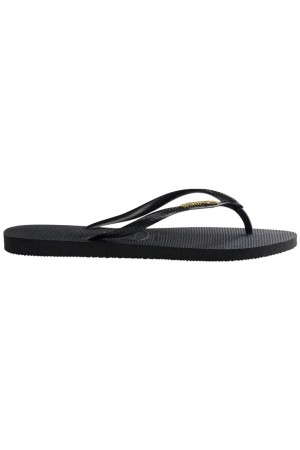 chanclas flop shoes slim logo negro-oro 4119875