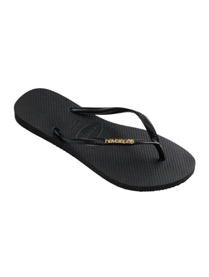 chanclas flop shoes slim logo negro-oro 4119875 2