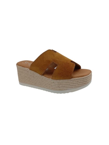 sandalias plataforma sandals camel 6030
