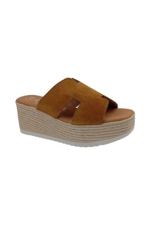 sandalias plataforma sandals camel 6030