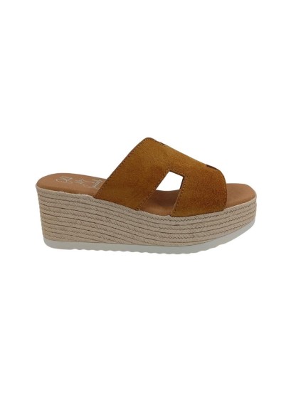 sandalias plataforma sandals camel 6030 2