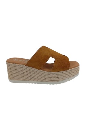 sandalias plataforma sandals camel 6030
