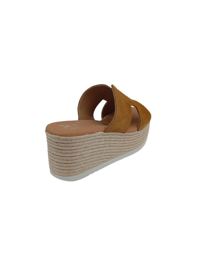 sandalias plataforma sandals camel 6030