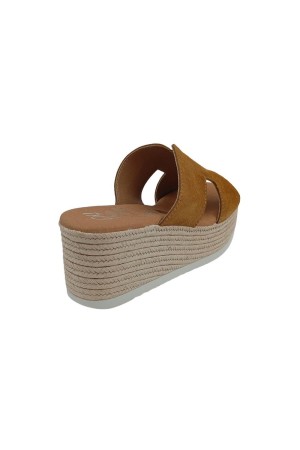 sandalias plataforma sandals camel 6030