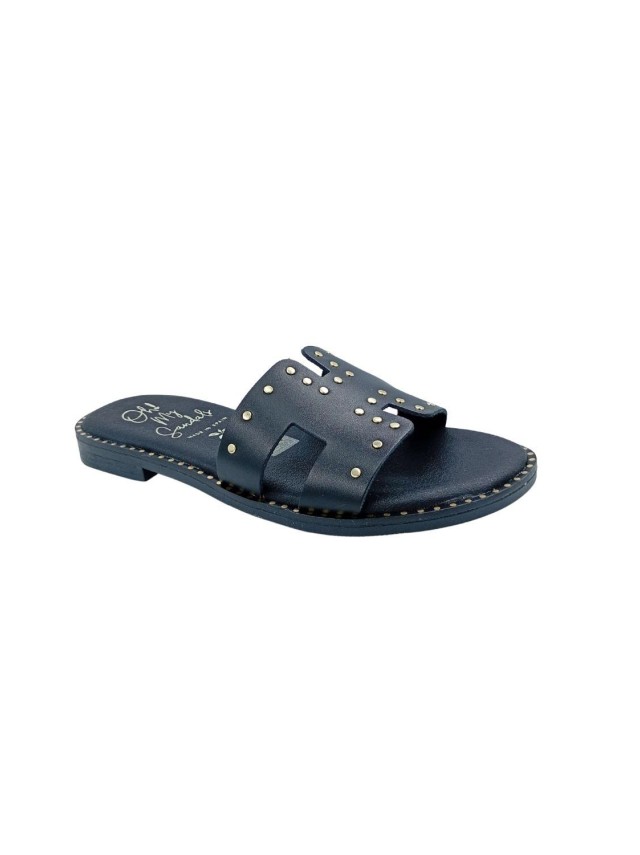 sandalias planas sandals negro 5840