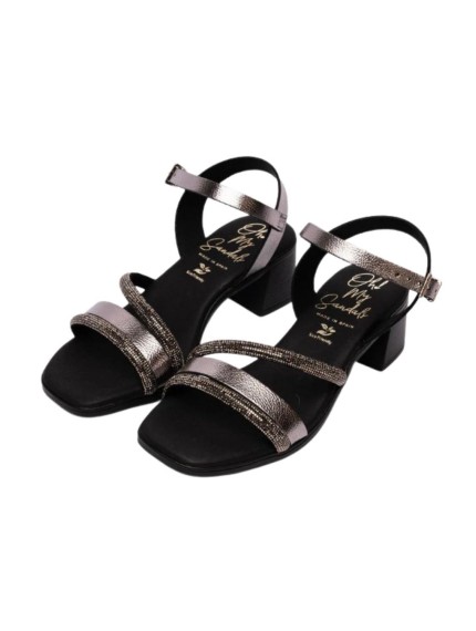 sandalias tacon sandals 5905 NEGRO 2