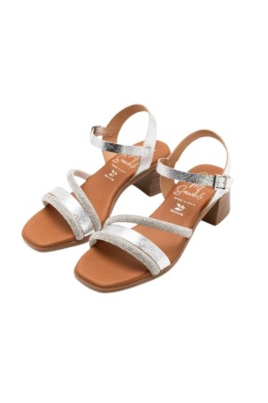 sandalias tacon sandals 5905 PLATA