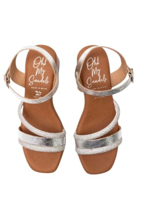 sandalias tacon sandals 5905 PLATA