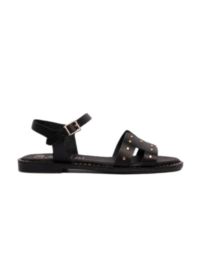 sandalias planas sandals negro 5841