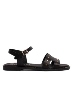 sandalias planas sandals negro 5841