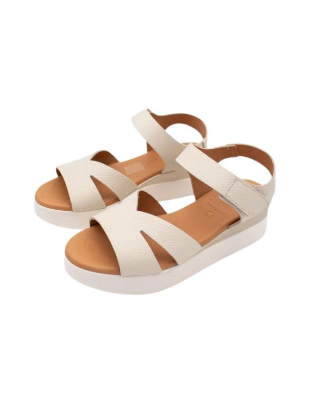 sandalias cuña sandals hielo 5963