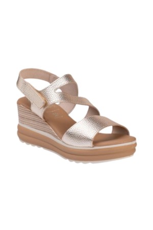 sandalias cuña sandals champan 5990