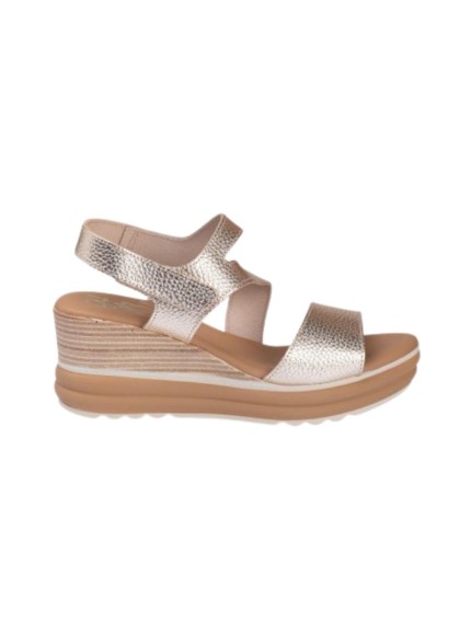 sandalias cuña sandals champan 5990 2