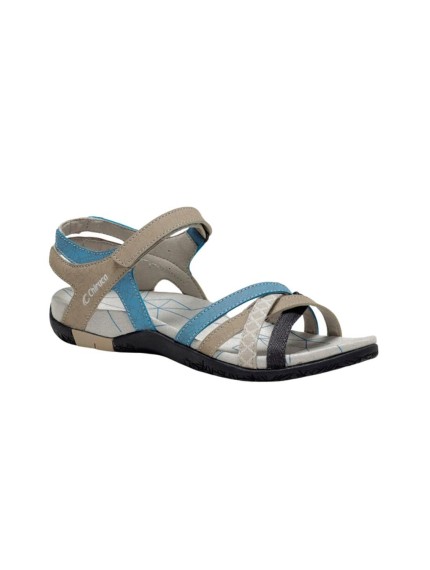 sandalias trekking chiruca malibu 04 taupe-azul 448560412