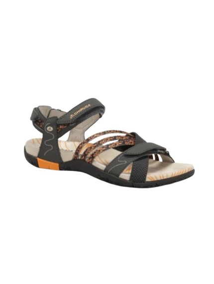 sandalias trekking chiruca soller 08 negro-naranja 450110812