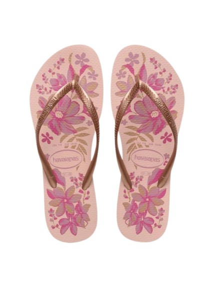 chanclas flop shoes slim rosa-oro 4132823 2
