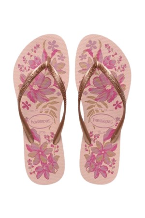 chanclas flop shoes slim rosa-oro 4132823