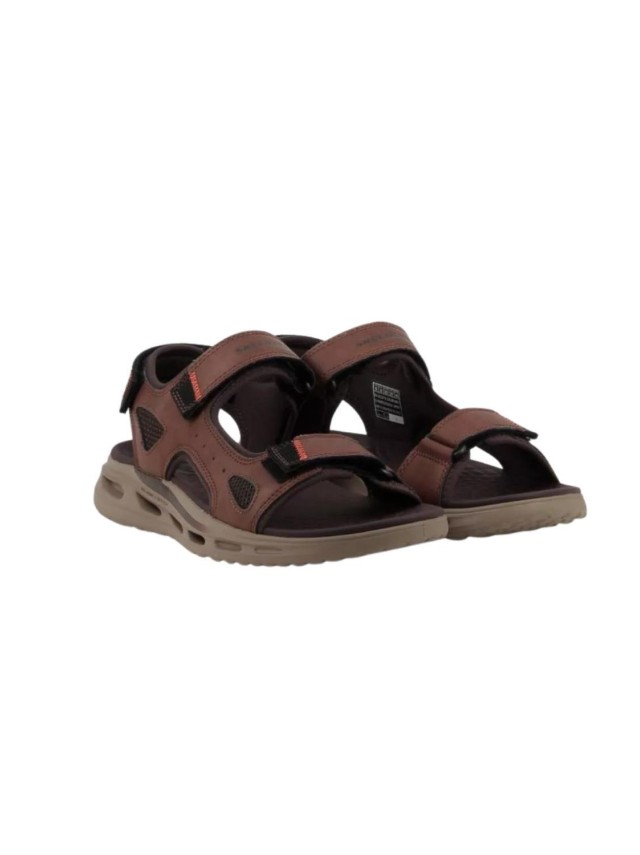 sandalias skechers orvan marron 211371