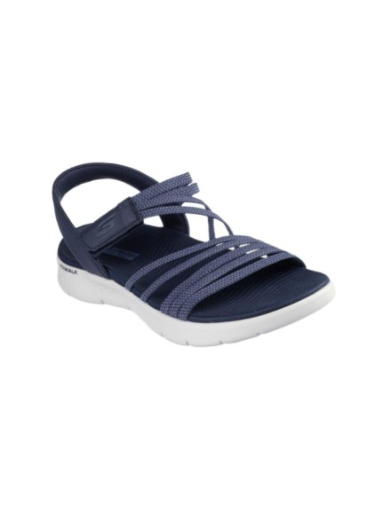 sandalias sport skechers walk flex marino 141473