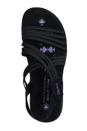sandalias sport skechers reggae slim negro 164036