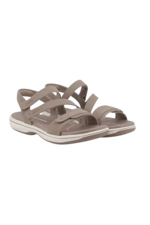 sandalias sport skechers bayshore taupe 163474