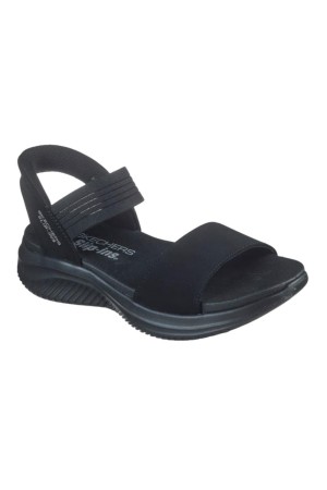 sandalias sport skechers slip ultra flex negro 119804