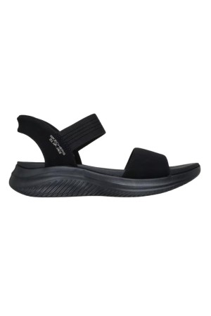 sandalias sport skechers slip ultra flex negro 119804