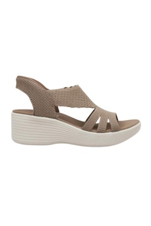sandalias cuña skechers parallel mokka 120012