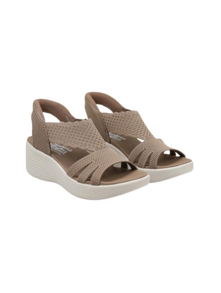 sandalias cuña skechers parallel mokka 120012 2
