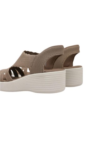 sandalias cuña skechers parallel mokka 120012