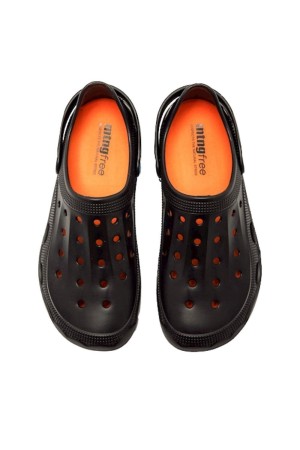 zuecos mustang evacare barefoot  negro 85009