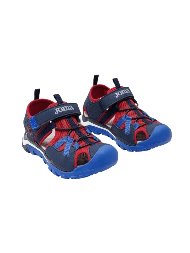 sandalias sport joma marino-rojo...
