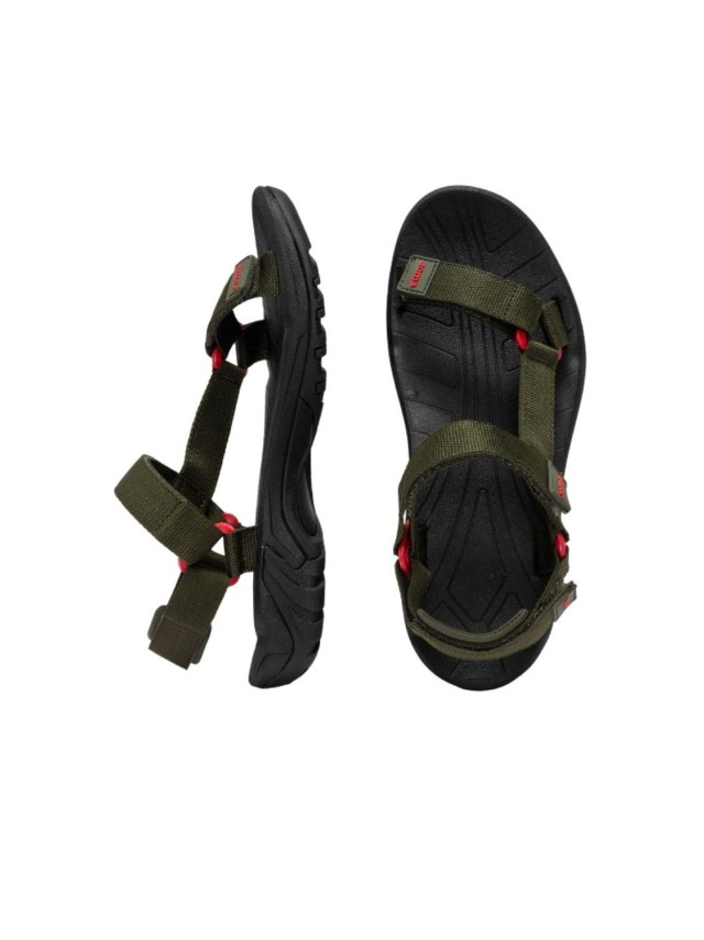 sandalias  joma negro-kaki libra men...