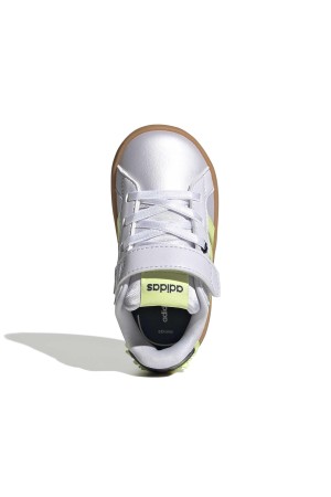 deportivos casual adidas disney grand court 3.0 plata ki9182