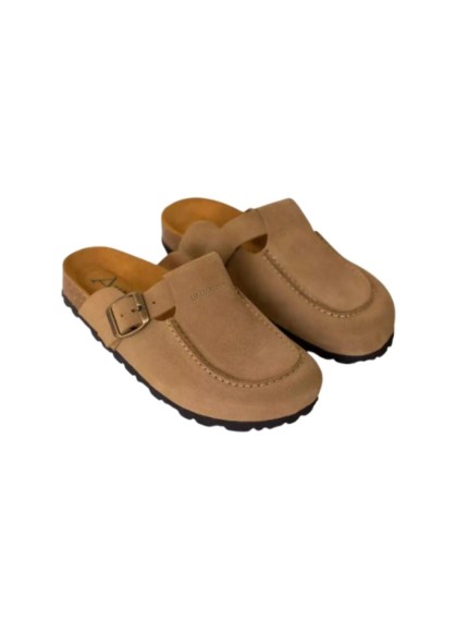 zuecos penta taupe 16415 2
