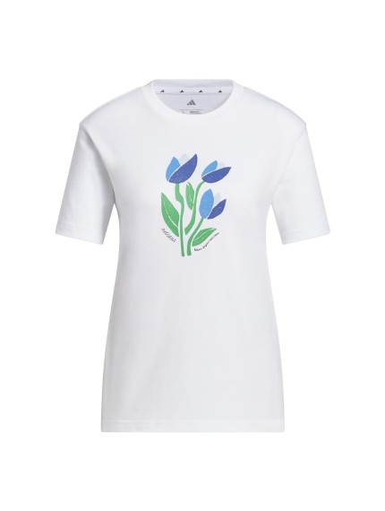 camisetas adidas floral blanco kt0188